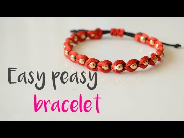 DIY How to make easy LUCKY BRACELETS