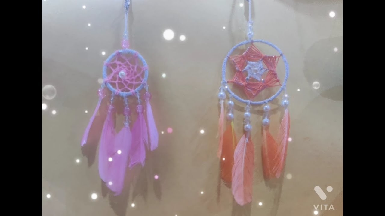 DIY KEYCHAIN | How To Make Dream Catcher Keychain | Kraft With Aadya