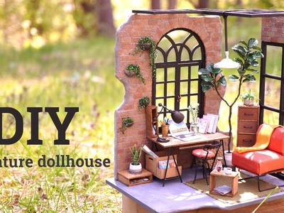 DIY Miniature Dollhouse Kit. Soho Time (Customized Kit)