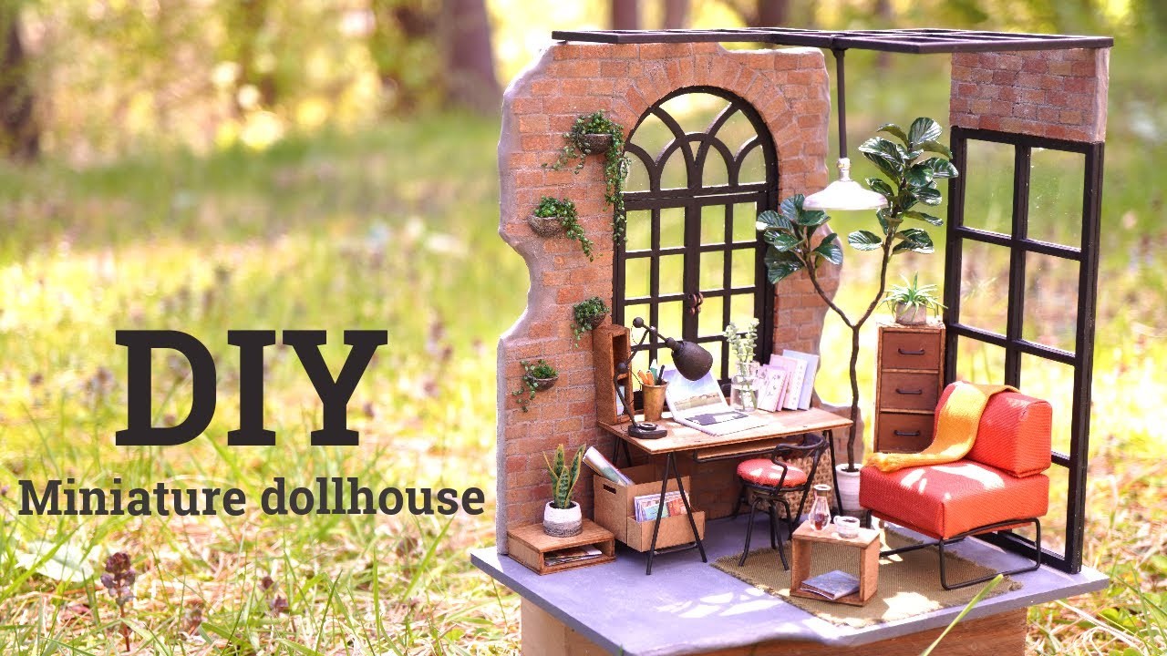 DIY Miniature Dollhouse Kit. Soho Time (Customized Kit)