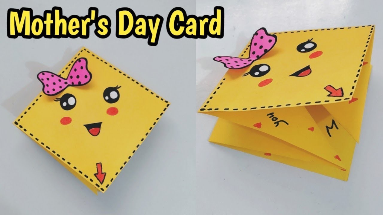 DIY Mother's day Greeting Card • easy and beautiful card for mother's day • mother's day gift ideas