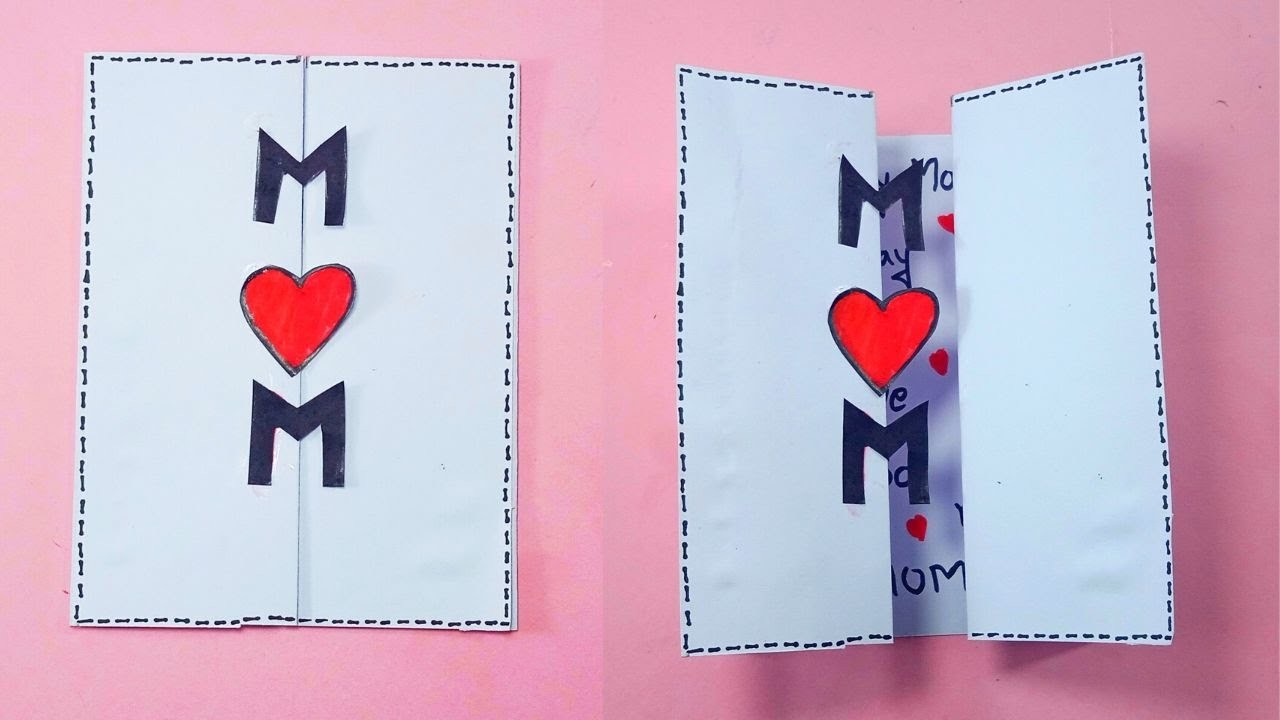 DIY Mother's day greeting card • easy & beautiful card for mother's day • mother's day gift ideas