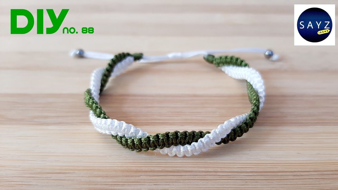 DIY Twisted Bracelet | Macrame Bracelet | Color Combos Bracelet | SAYZ Ideas no. 88