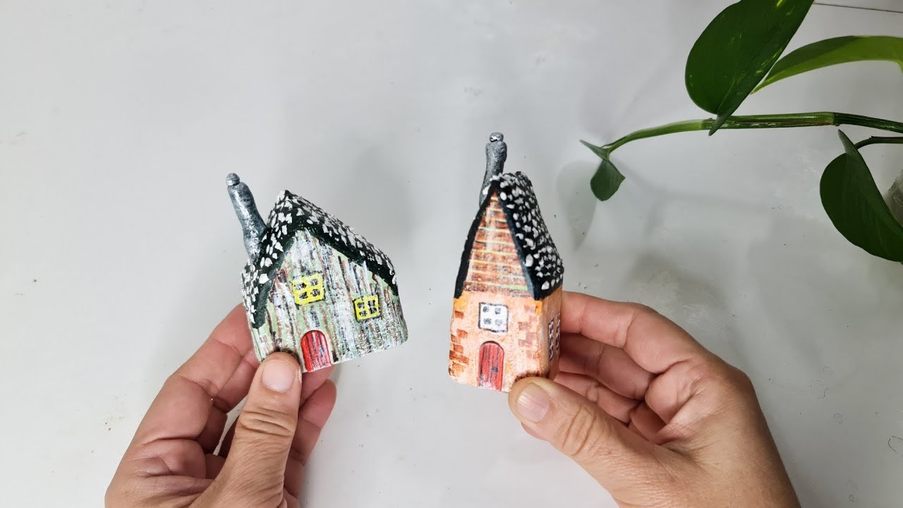 Easy Miniature House DIY Craft Ideas