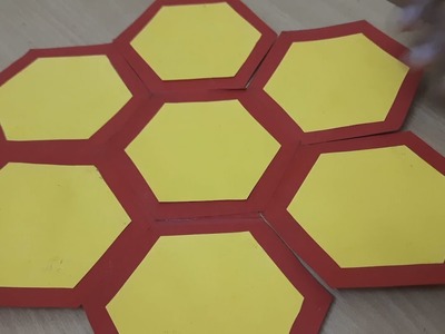 Hexagonal Scrapbook Card for Poster Presentation | DIY