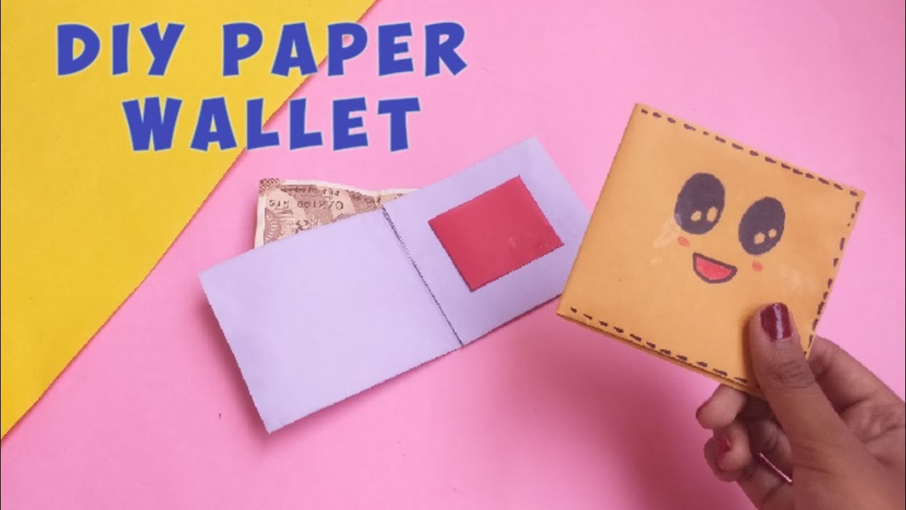 How to make DIY Paper wallet | DIY Paper Wallet | Aaryaa's Art and Craft