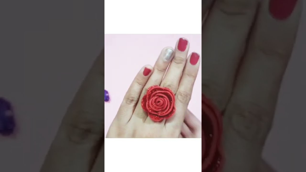 How to make Rose ring at home #shorts #craftstamil