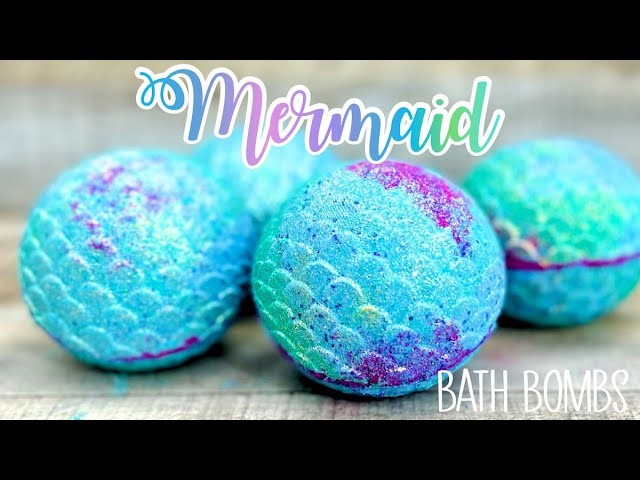 Make Sparkling MERMAID Egg Bath Bombs!  DIY Surprise Color Bath Bomb!