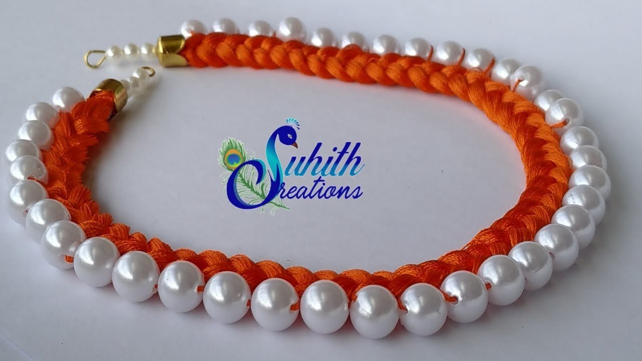 Silk thread choker necklace | Jewellery | Jewellery collection | @Suhith Creations