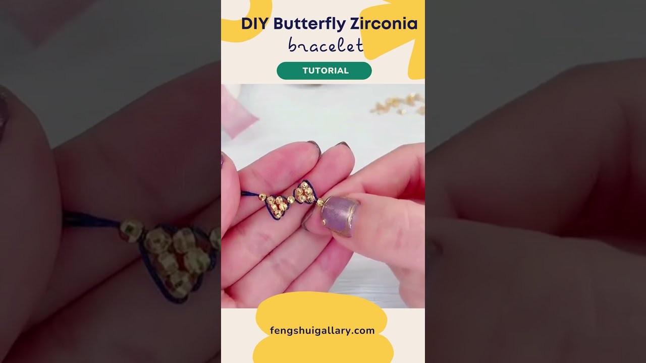 Simple Zirconia Bracelet | DIY Bracelet Tutorial #shorts