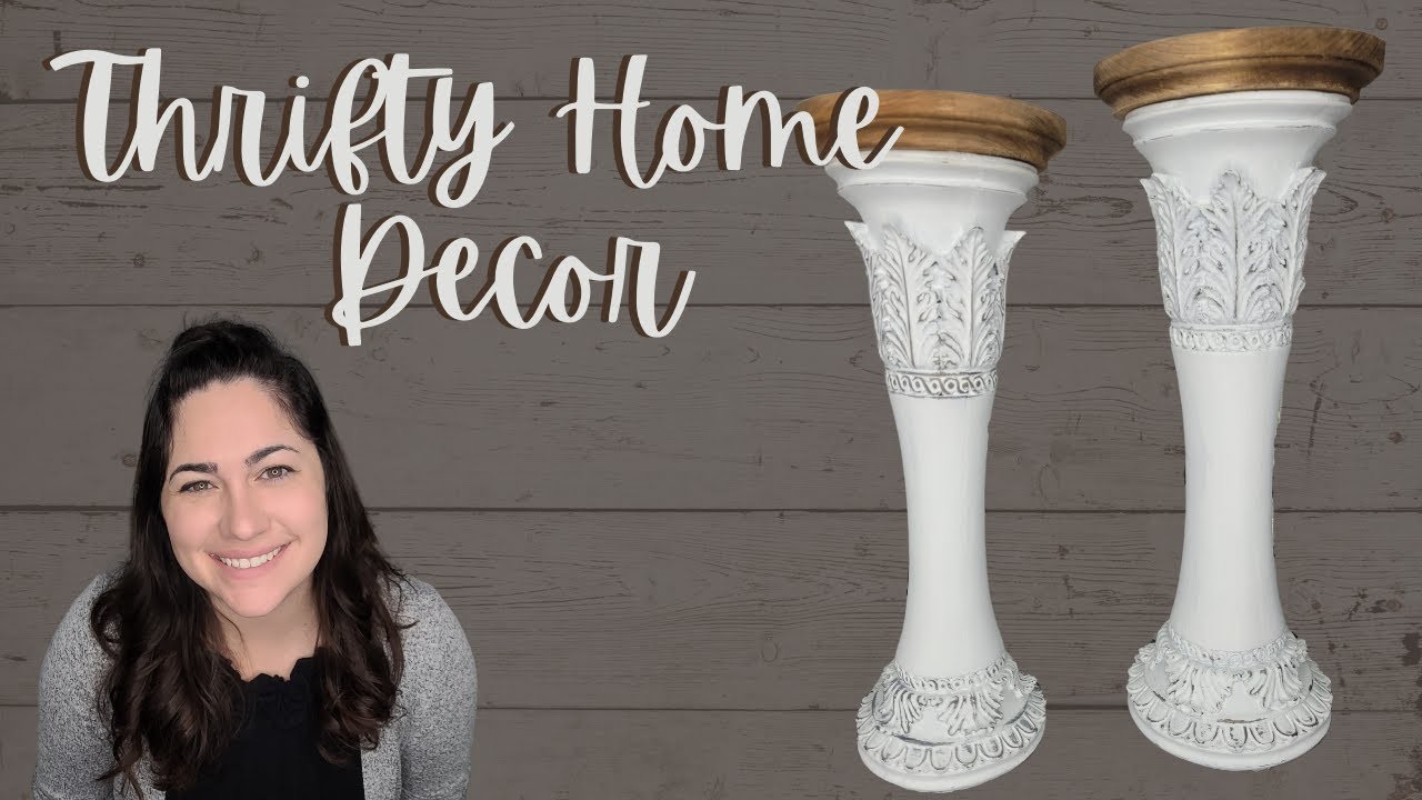 Thrift Flip Candle Sticks | Thrifty Home Décor | Home Décor On A Budget | #Shorts