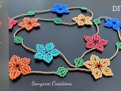 Vibrant Flower ???? Necklace || Summer jewelry