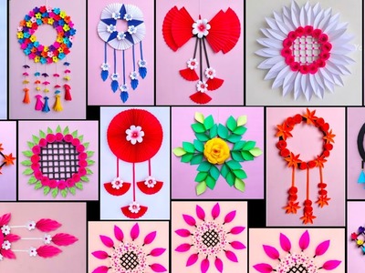 15 Best collection paper flower wall hanging craft ideas || DIY Wall Hanging Home Decor || Art Ideas