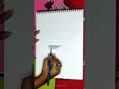 3D illusion drawing | #shorts #illusion #3d #art