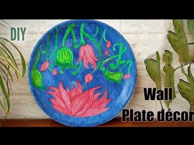 Beautiful Decorative  Wall Plate.Diy Wall plate.Wall Plate Decor.#Leelammasworld. Decorative ideas