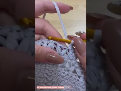 Crochet raffia bag free tutorial