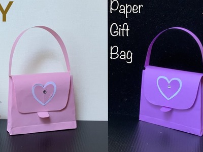 DIY PAPER HANDBAG I How to make paper gift bag l Easy DIY paper craft