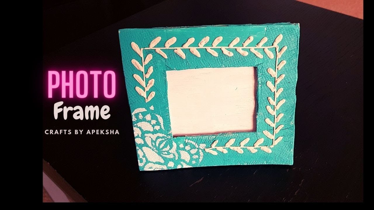 Diy PHOTO frame| #cardboardcrafts #diyideas #photoframe #pictureframe #diycraft