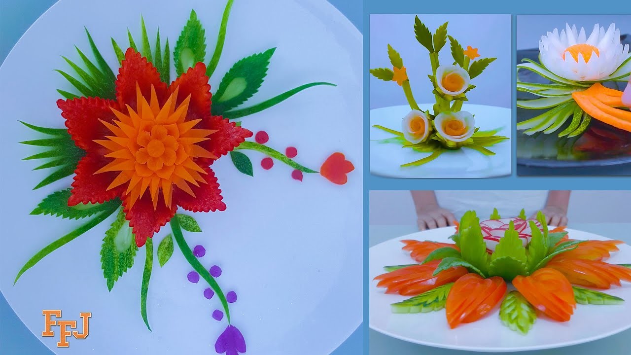 DIY Vegetable Arts In Food Decoration Ideas 2022
