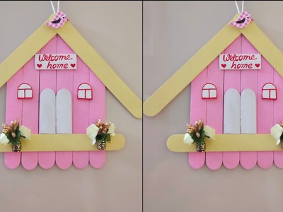 DIY Wall Hanging || Wall Decor Craft || Ice Cream Stick Craft Idea