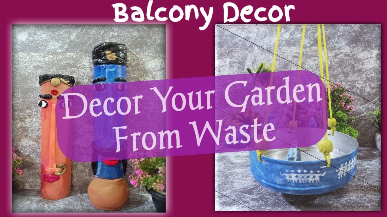 Garden Decoration DIY | Garden Ko  Kaise Sajaye