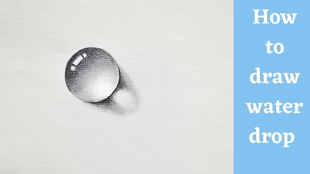 How to draw circle || How to draw 3d Drawing || shapes || 3d art on paper || How to draw water drop