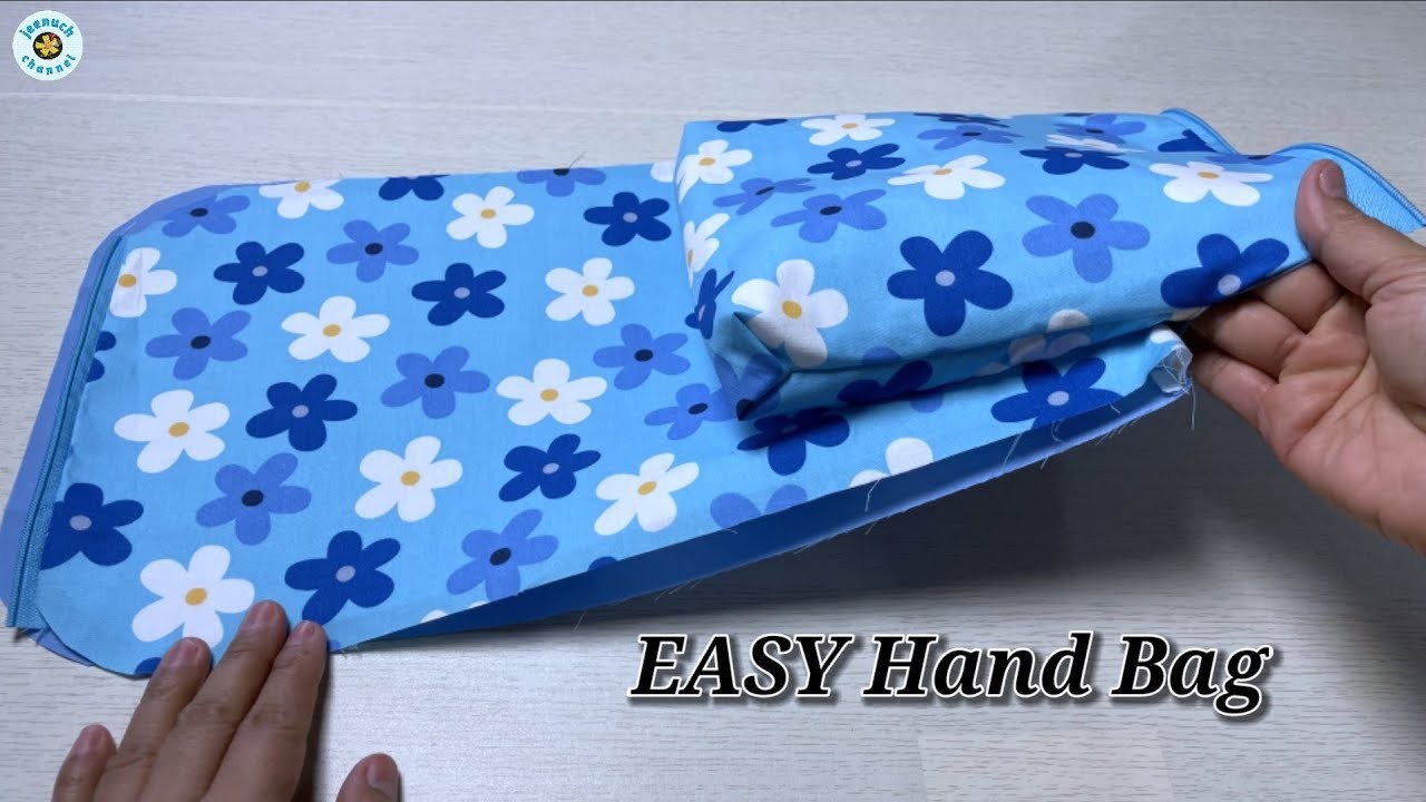 How to Make a Cute Handbag | 3 Compartment Bags with Zipper | Diy Twin Pouch |