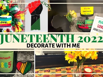 JUNETEENTH HOME DECOR | JUNETEENTH HOME TOUR | SUMMER 2022 DECORATIONS | ALICIA B LIFESTYLE