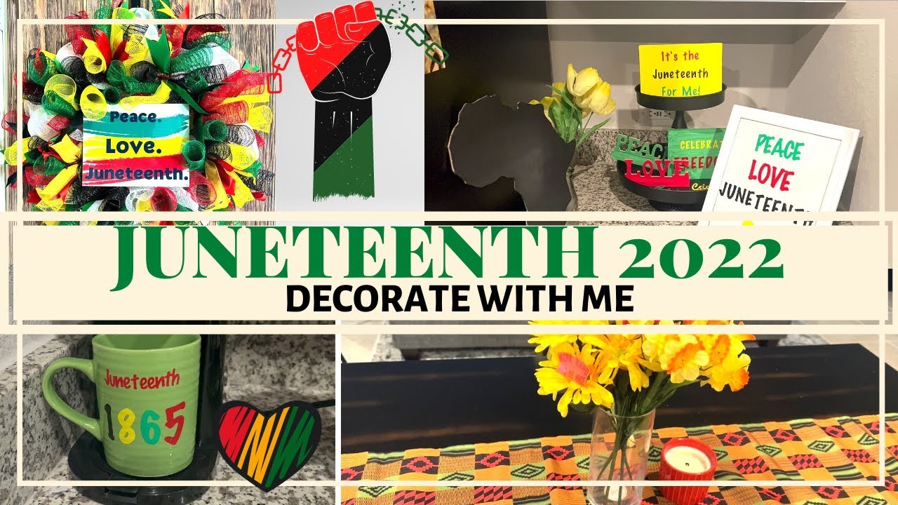 JUNETEENTH HOME DECOR | JUNETEENTH HOME TOUR | SUMMER 2022 DECORATIONS | ALICIA B LIFESTYLE