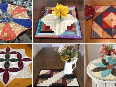 ????New attractive and Latest quilted patchwork table toppers by pop up fashion ????