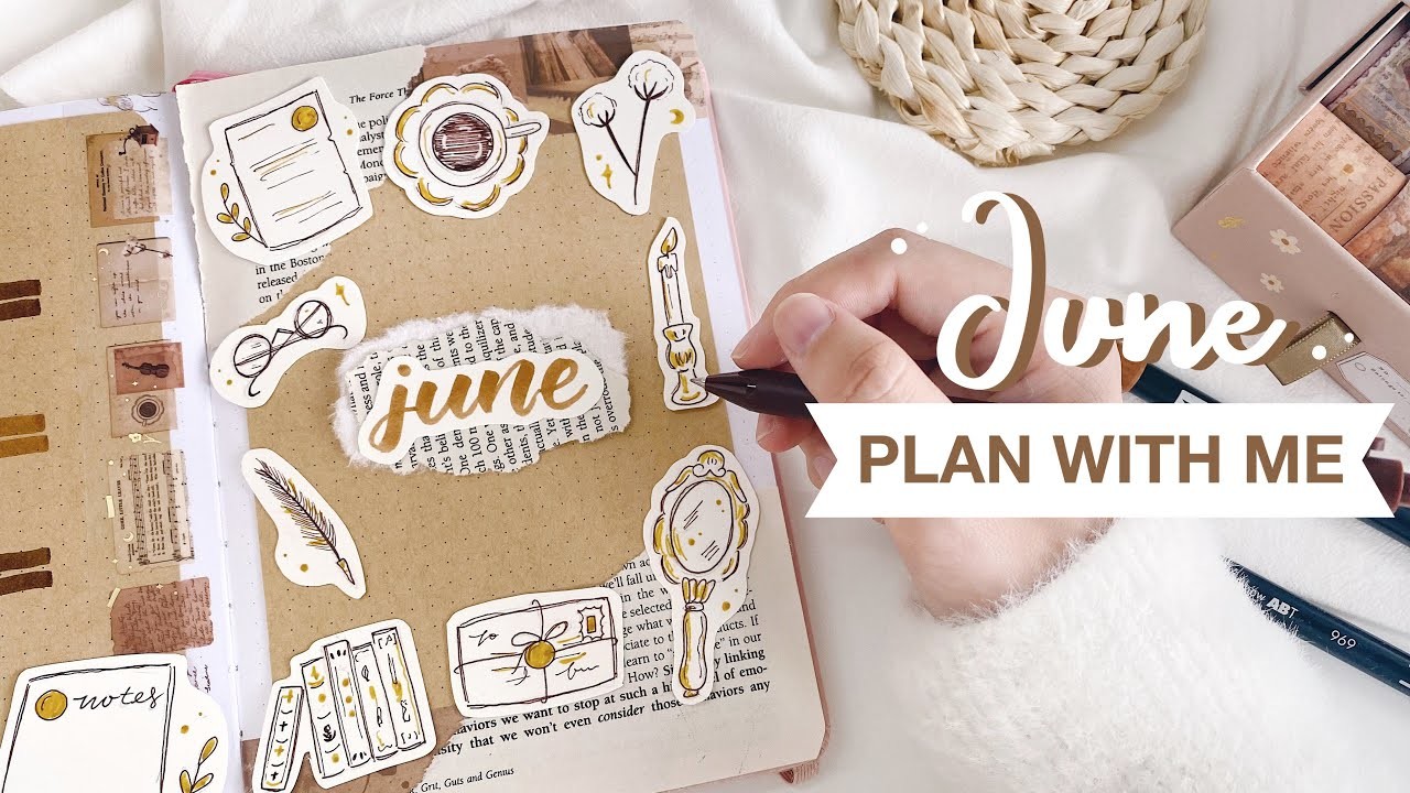 ???? plan with me. june 2022 bullet journal setup ft. notebook therapy (+GIVEAWAY!)
