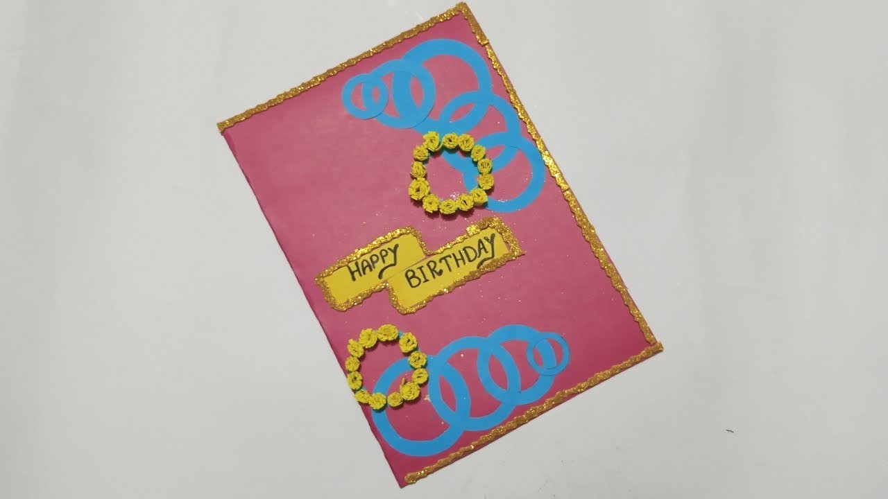 Simple and easy handmade card idea. Greeting card idea