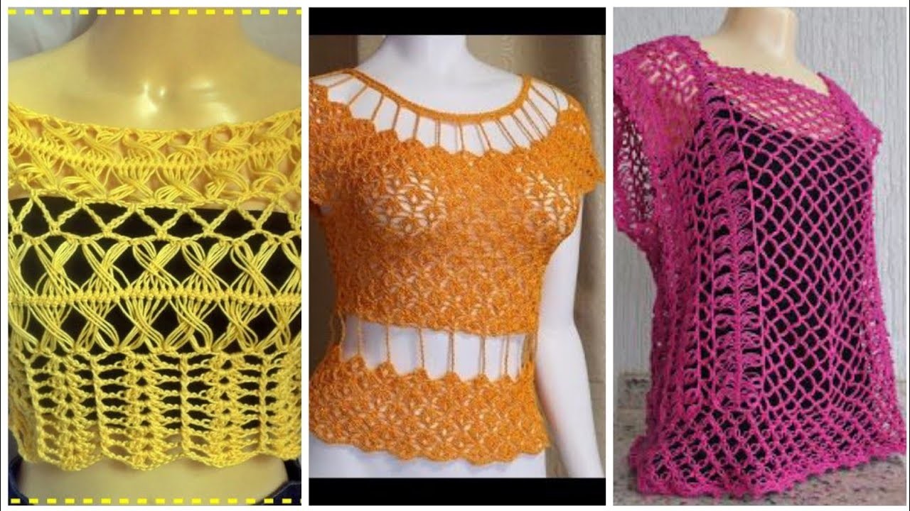 Top Running Gorgeous crochet knitting embroidered lace Patchwork Blouse Designe For Business Women