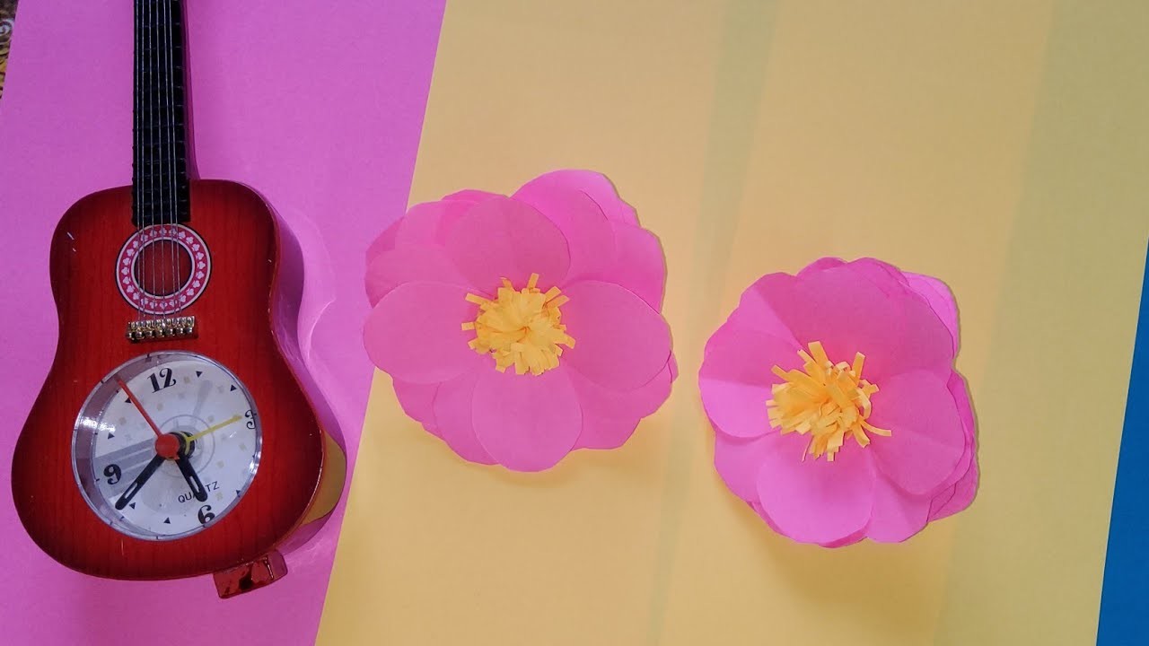 Easy paper flower #papercraft #paperflower #simple #art #artwork