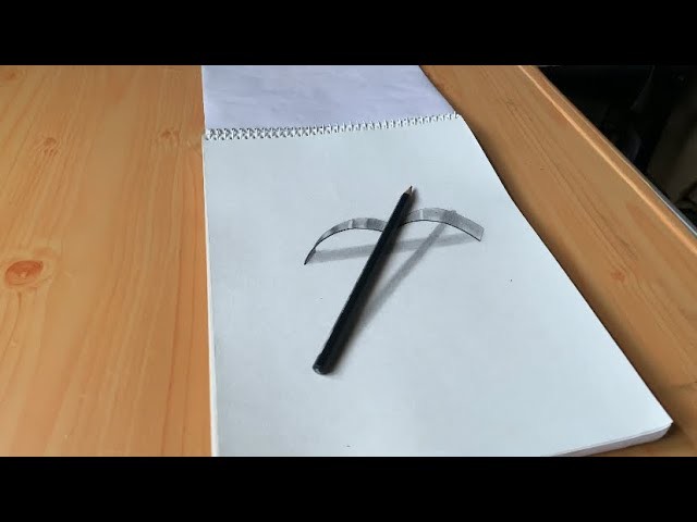 How to draw 3d pencil arc || Step by step process || 3d art trick on paper