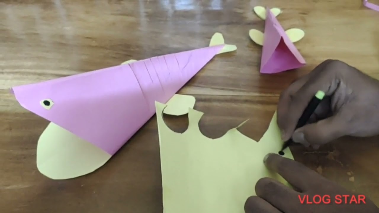 How to Make 3D Paper Fish ???? -DIY | Easy to craft Fish