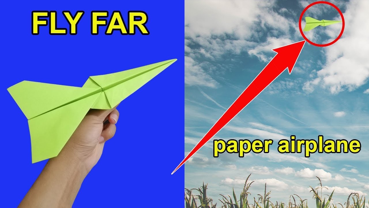 How To Make Paper Airplane Easy that Fly Far