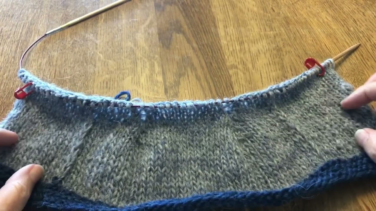 Kellerfalte stricken