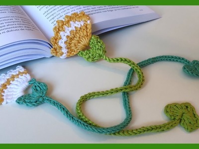 MARCADOR DE LIVRO EM CROCHÊ | MARCAPÁGINAS A CROCHET | HOW TO MAKE A BOOKMARK IN CROCHÊ