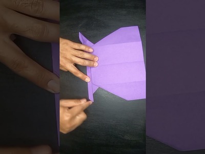 Paper airplane '' Monster Purple '' {Tutorial}