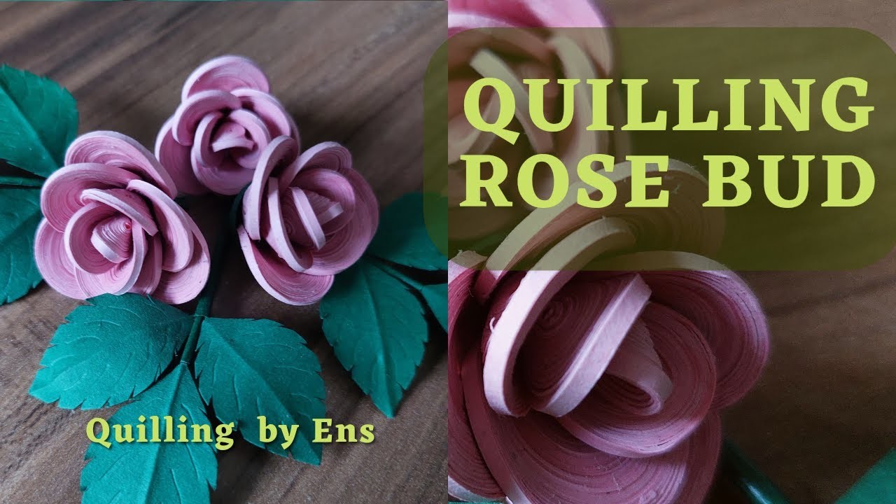 Quilling Rose Bud || #quilling #diy #quillingflowers #shorts #shortsvideo #diy
