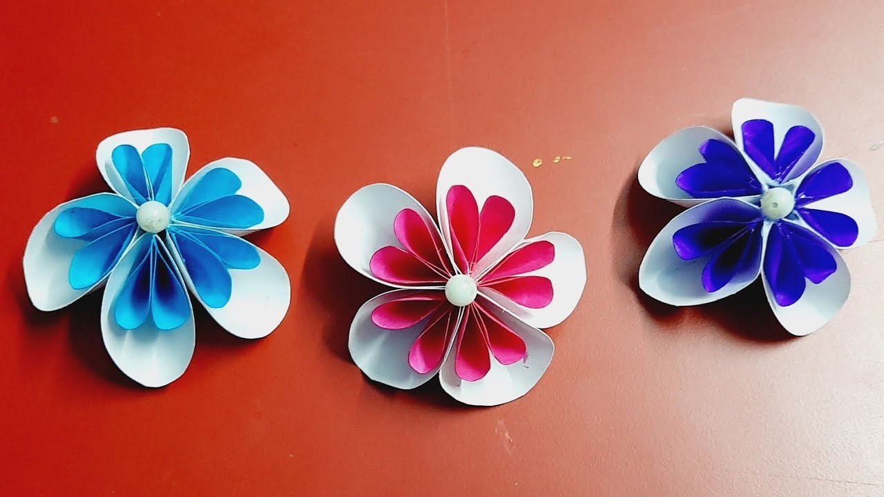 Amazing paper flower | How to make paper flower | Diy paper flowers |  #shorts #youtubeshorts