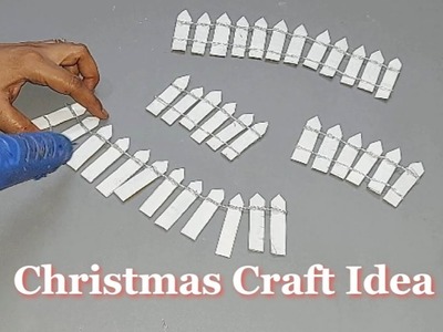 Christmas in July DIY.Easy Christmas village idea | Best out of waste budget Friendly craft idea ????2