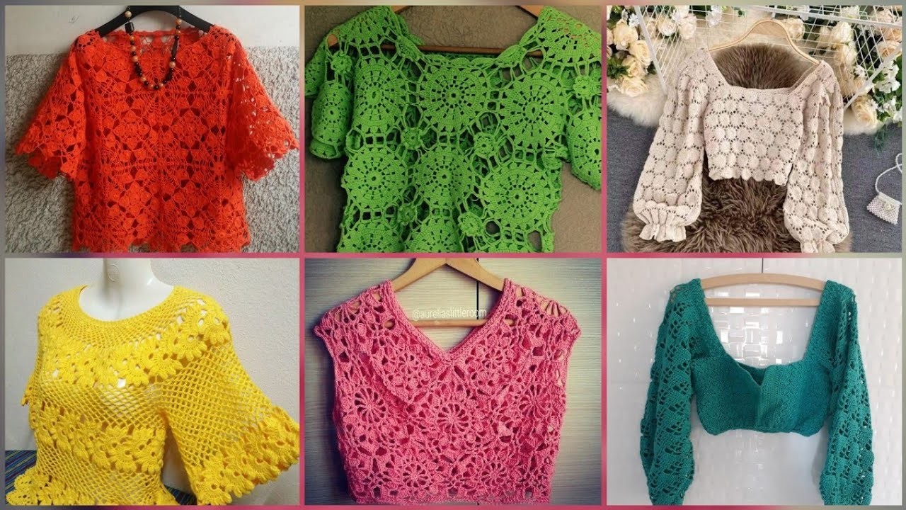 DIY Crochet Top Easy.New Stylish Crochet Top Designs For Summer