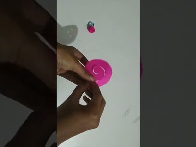 DIY cute paper ring .