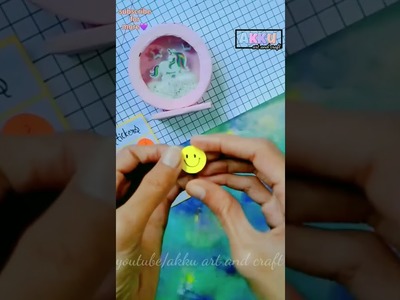 Diy emoji stickers without double side tape |#shorts #diystickers #handmade  #emojistickers