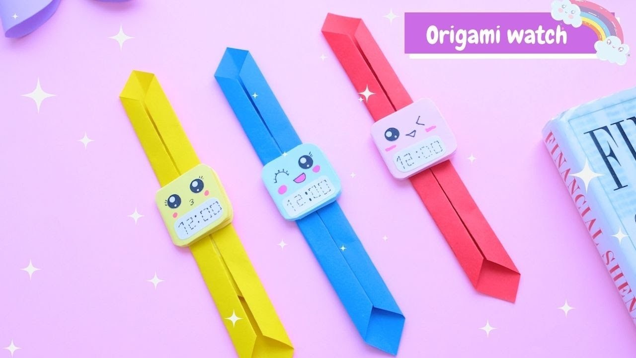 diy-paper-watch-how-to-make-easy-paper-watch-origami-paper-watch-easy