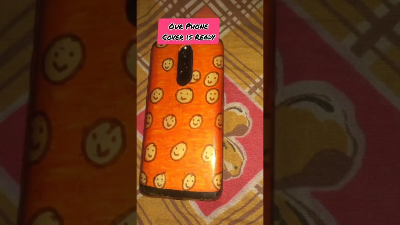 DIY Phone Cover With Paper In Easy Way #shorts #youtubeshorts #craft #phonecover