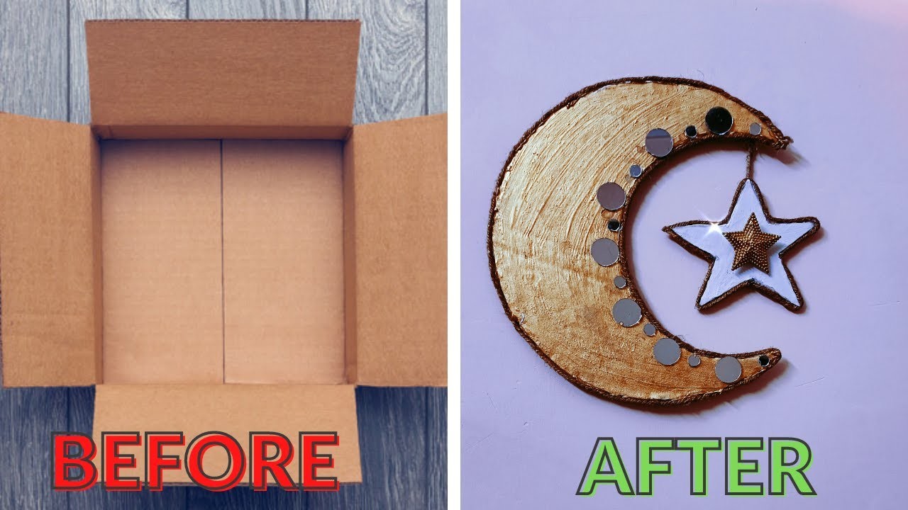 DIY Wall Decor using waste cardboard | Wall hanging craft ideas | Best out of waste | Art Life