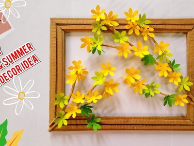 ????Easy & Beautiful Spring Home Decor idea.Best out of Waste & Colour Paper